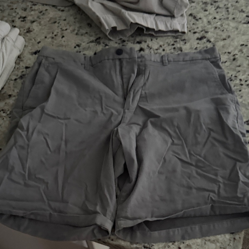 GAP Men's Charcoal Flat Front Shorts